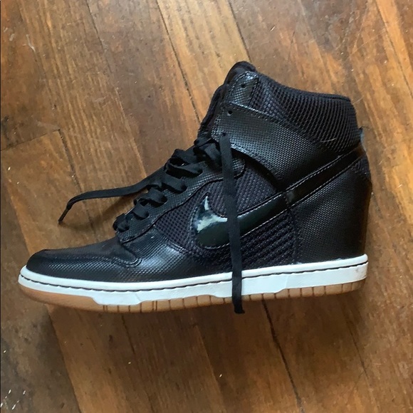 nike air force wedge sneakers